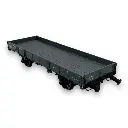 Wagon Plat OCEM 29 PLM Gris REE MODELES WB599 SNCF - HO 1/87 - EP II - 2