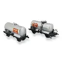 Set 2 wagons citerne OCEM 29 REE Modèles WB716 - HO 1:87 - SNCF - 2