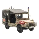 Véhicule militaire DKW Munga F91/8 - ARTITEC 6870451 - HO 1/87 - Croix rouge - 2