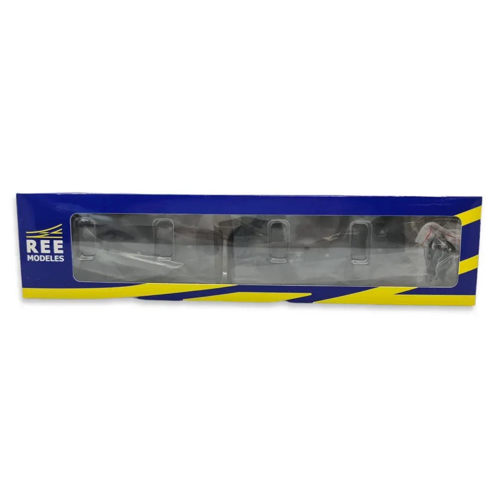 Set 2 Wagons ex-couverts primeurs 20T PLM REE Modèles WB737 - HO 1/87 - SNCF - EP III - 6