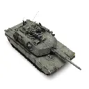 Char Abrams - Vert - Artitec 6870137 - HO 1/87  - 2