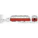 Autorail De Dion type NC Saône & Loire N°402, 2 phares, rouge/gris perle, toit gris - Ree Modèles VM057 - HOe/HOm 1/87 - CFD - Ep II/III - Analogique - 2R - 2