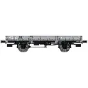 Wagon Plat OCEM 29 PLM Gris REE MODELES WB599 SNCF - HO 1/87 - EP II - 6