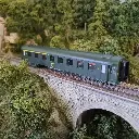 Voiture OCEM RA A3B5 verte - REE MODELES VB387 - SNCF - HO 1/87 - EP IV - 5