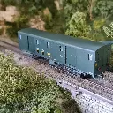 FOURGON OCEM 30 "BORDEAUX" ex-ETAT avec feux - REE MODELES VB115S SNCF - HO 1/87 - 5