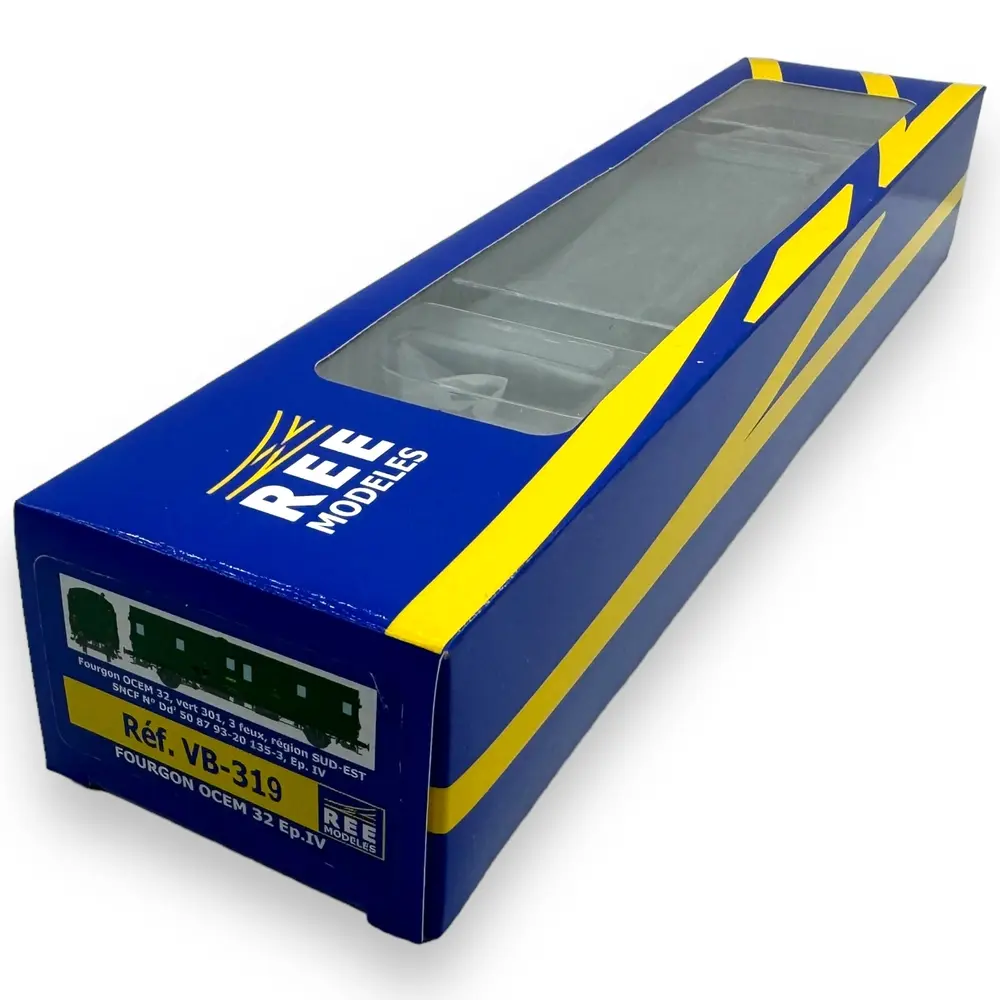 Fourgon OCEM 32 - Ree Modèles VB-319 - HO 1/87 - SNCF - Ep IV - 2R - 4