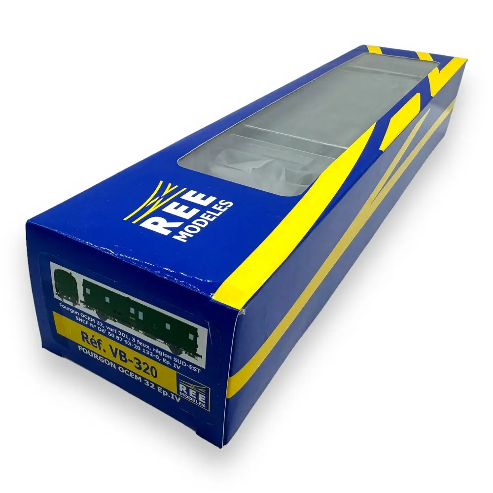 Fourgon OCEM 32 Sud Est - REE Modèles VB320 - HO 1/87 - SNCF - EP IV - 4