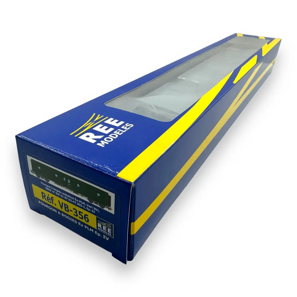 Fourgon à bogie ex-PLM - Ree Modèles VB-356 - HO 1/87 - SNCF - Ep IV - 2R - 4