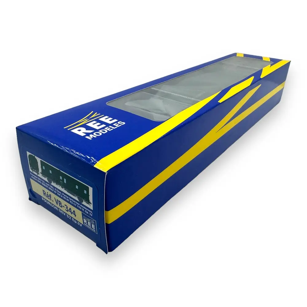 Fourgon DEV 52 Sud Ouest - Ree Modèles VB-344 - HO 1/87 - SNCF - Ep IV - 2R - 4