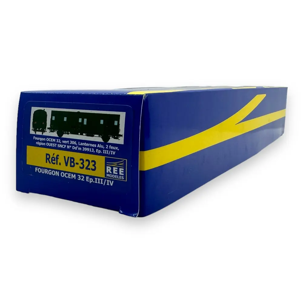 Fourgon OCEM 32 Ouest - Ree Modèles VB-323 - HO 1/87 - SNCF - EP III/IV - 2R - 4
