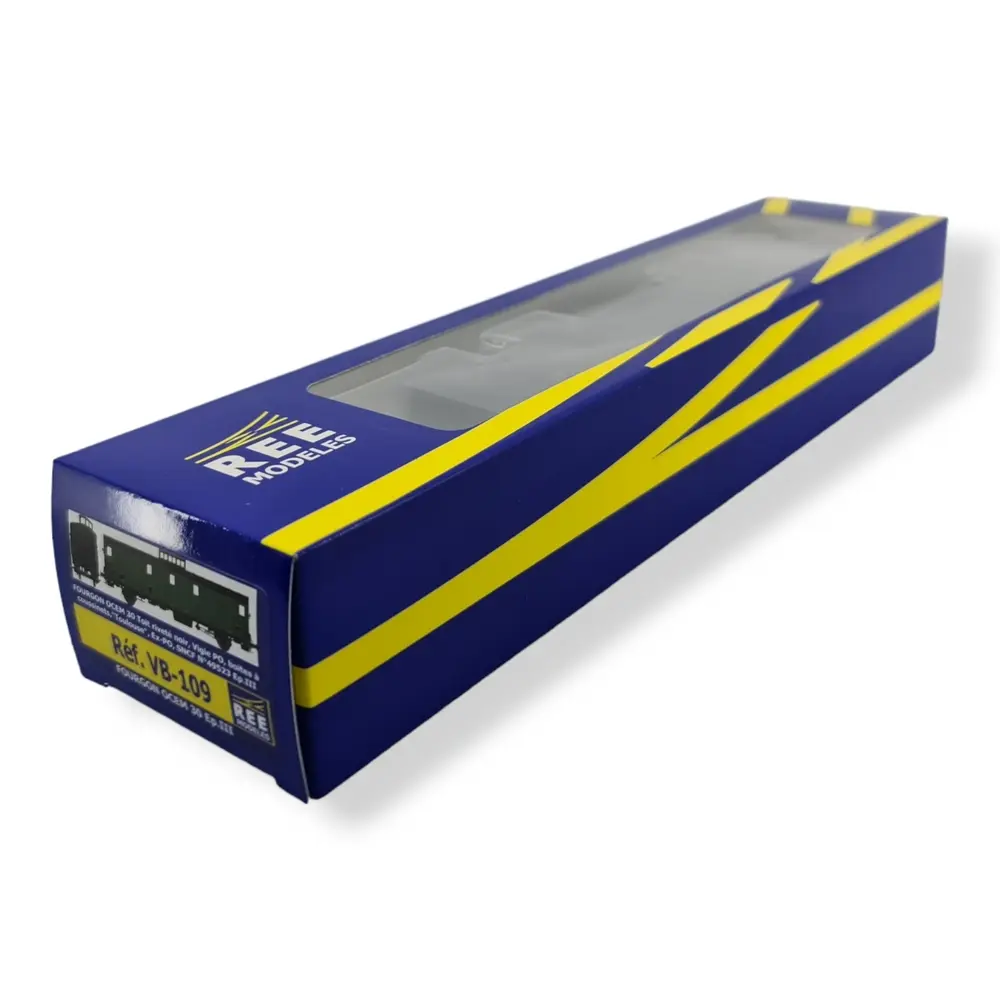 FOURGON OCEM 30 "TOULOUSE" Vigie - REE MODELES VB109 SNCF - HO 1/87 - EP III - 3