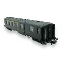 Voiture métallisée Ex-PLM REE Modèles VB461 vert 301 - HO 1/87 - SNCF - EP IV - 2