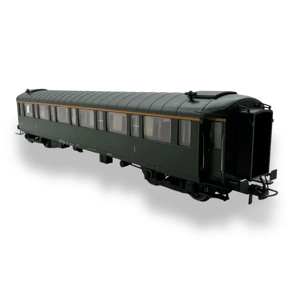 Voiture métallisée Ex-PLM REE Modèles VB457 vert 306 - HO 1/87 - SNCF - EP III.B - 2