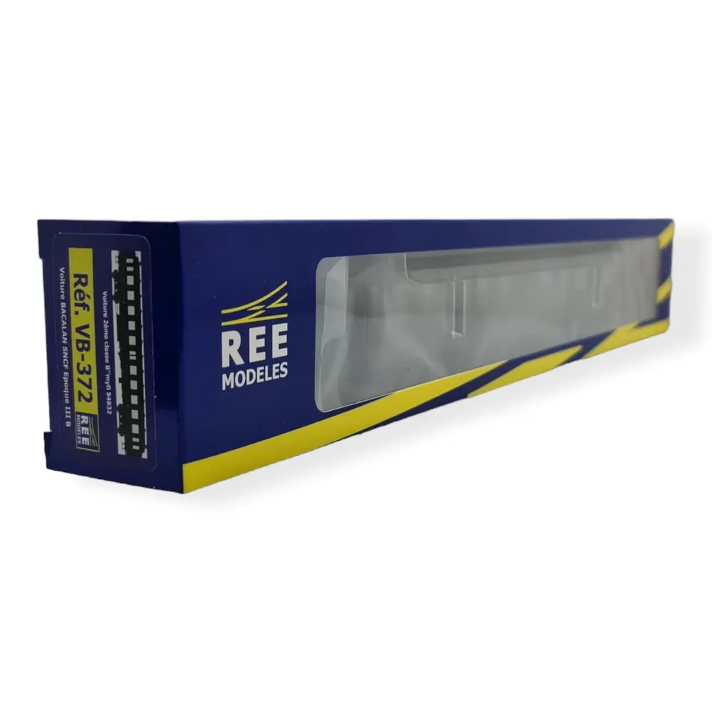 Voiture voyageur BACALAN B11 myfi - REE Modèles VB372 - HO 1/87 - SNCF - EP IIIB - 4