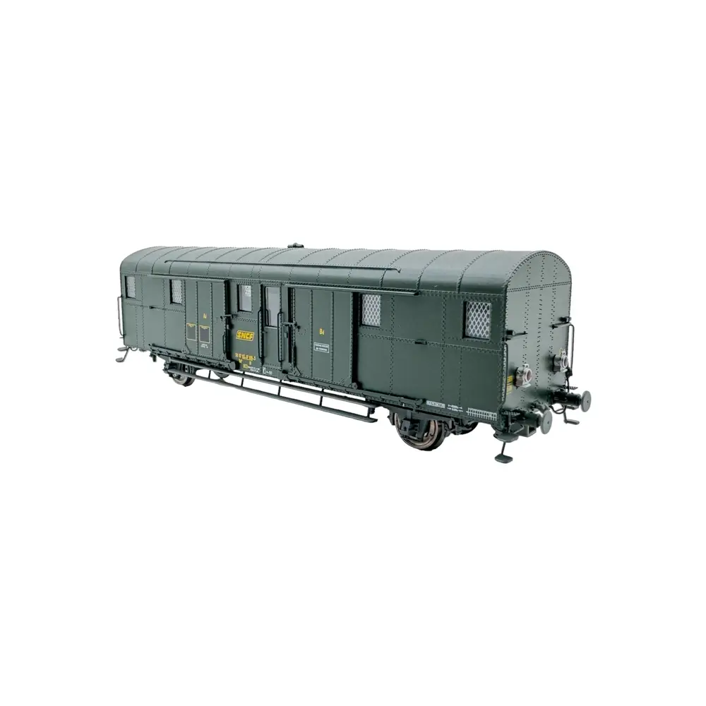 FOURGON OCEM 32 Sud-Ouest - Vert avec Lanterne ALU - REE MODELES VB332 SNCF - HO 1/87 - 2