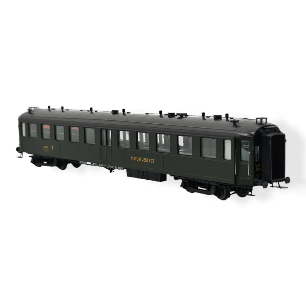 Voiture buffet BACALAN C4s - REE MODELES VB370 - SNCF - HO 1/87 - IIIa - 2