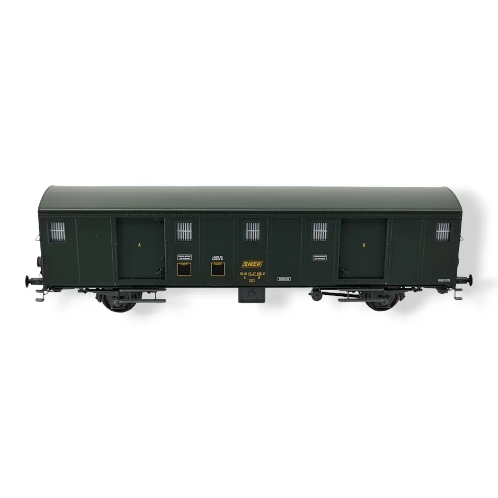 FOURGON OCEM 30 "BORDEAUX" ex-ETAT avec feux - REE MODELES VB115 SNCF - HO 1/87 - 4