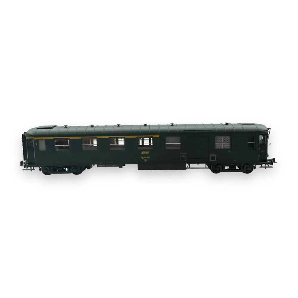 Voiture métallisée Ex-PLM REE Modèles VB462 vert 301 - HO 1/87 - SNCF - EP IV - 3