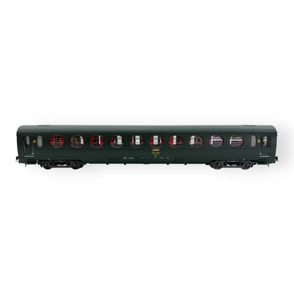 Voiture allégée ETAT "Saucisson" B10 - Ree Modèles VB478 - HO 1/87 - SNCF - Ep IV - 2R - 3