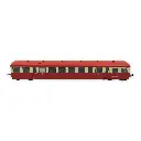 Remorque XR-7377 Rouge/Crème "GRENOBLE" REE MODELES VB445 - SNCF - HO 1/87 - 3