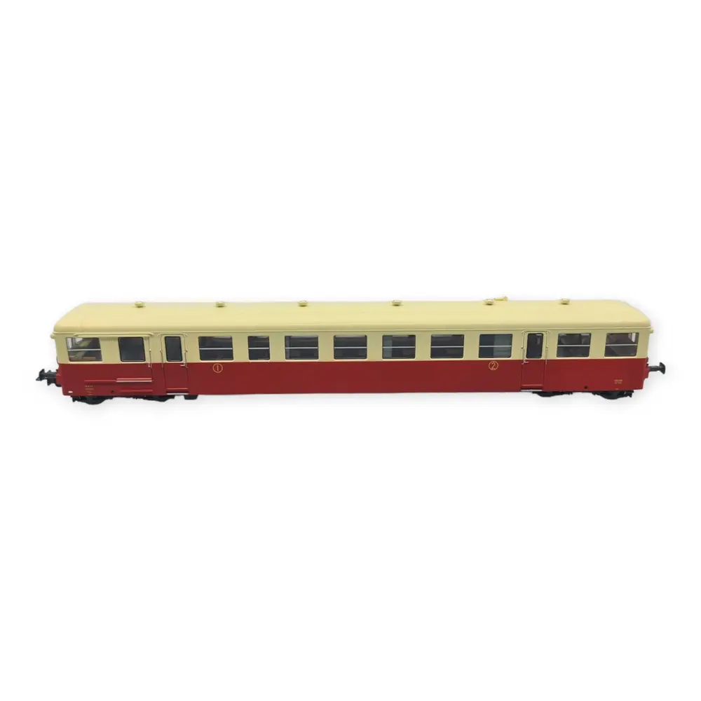 Remorque XR-7354 Rouge/Crème "LYON-VAISE" REE MODELES VB441AC - SNCF - HO 1/87 - 3