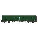 Fourgon à bogie Métallisé ex-PLM - Vert Avec Feux - REE MODELES VB363 - HO 1/87 - 5