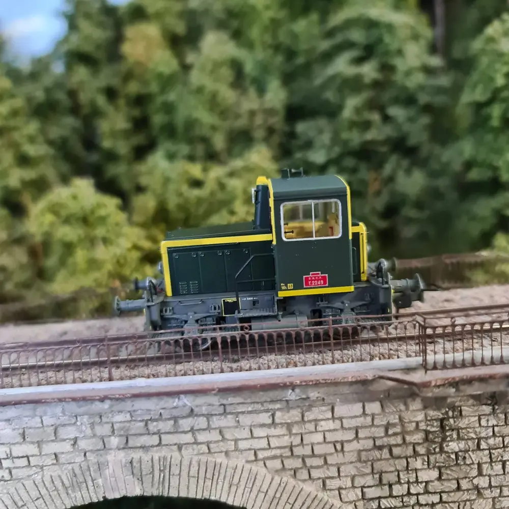 Locotracteur REE MODELES Y-2249 DCC SON Vert/Jaune- MB224S - SNCF - Ep IV - 4