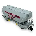 Wagon céréalier “Transcéréales CTC” - Ree Modèles NW-319 - N 1/160 - SNCF - Ep IV - 2R - 2