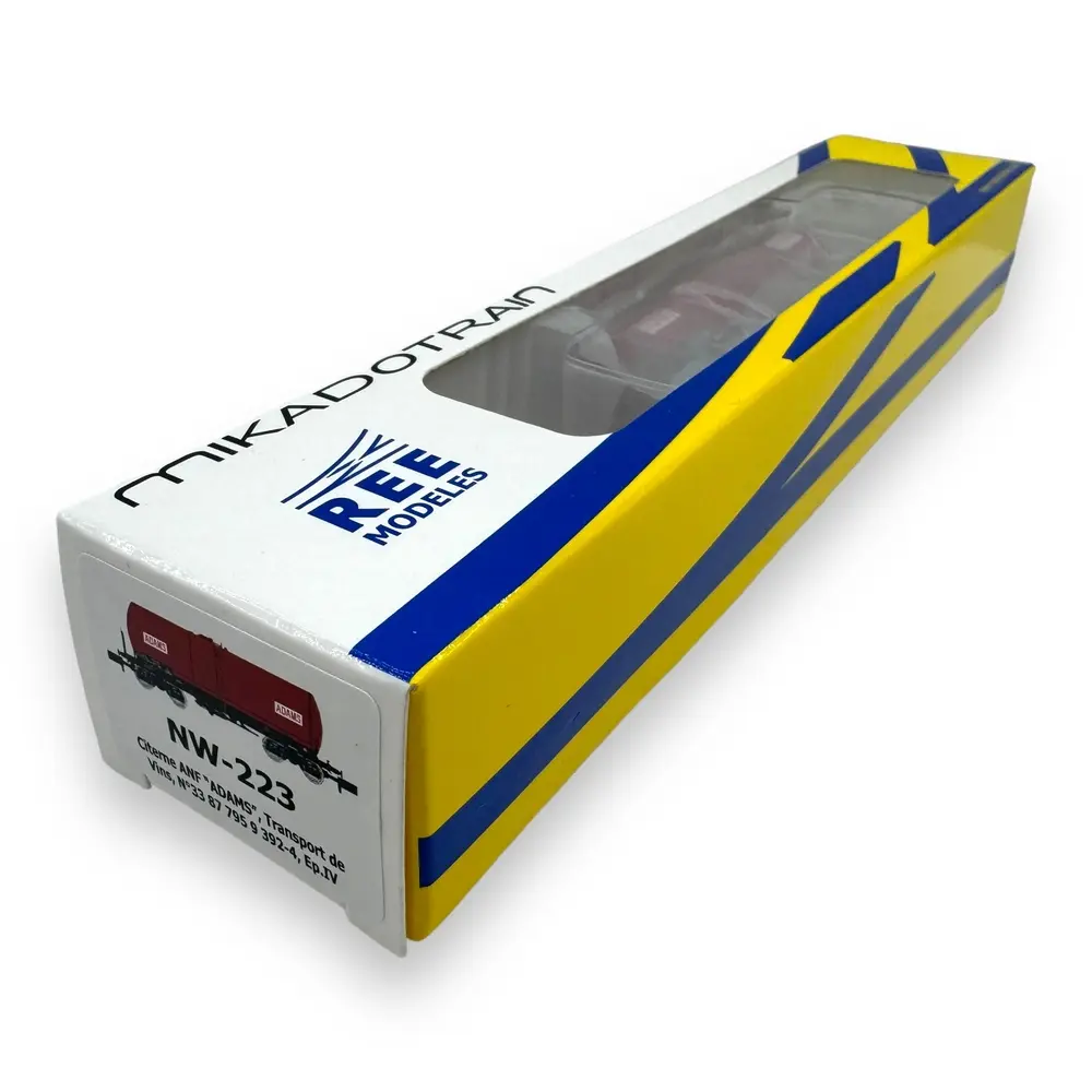 Wagon citerne ANF "Adams" - Ree Modèles NW-223 - N 1/160 - SNCF - Ep IV - 2R - 4