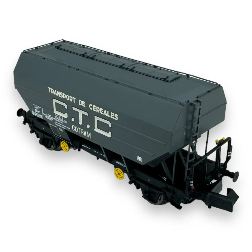 Wagon céréalier “CTC COTRAM” - Ree Modèles NW-314 - N 1/160 - SNCF - Ep III - 2R - 2