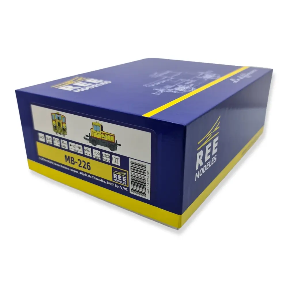 Locotracteur LOCMA 0030 Analogique, Thionville - REE MODELES MB226 - SNCF - Ep V/VI - 4
