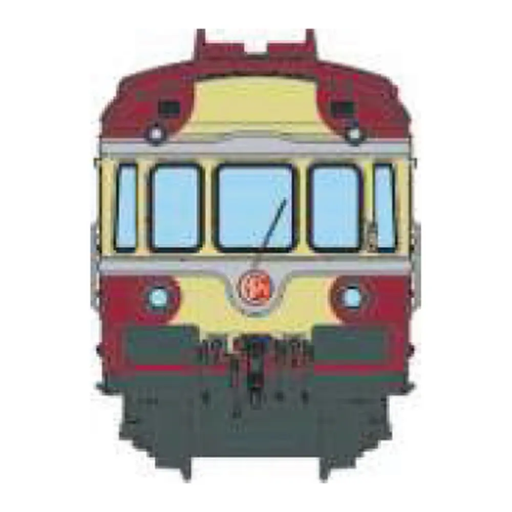 Autorail RGP 1 rouge, X 2775 + remorque XR 7775, 2 phares avec fanaux d'angle - Ree Modèles NW358 - N 1/160 - SNCF - Ep III - Analogique - 2R - 2