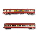 Autorail EAD X-4582 avec remorque XR-8373 - Ree Modèles NW-199 - N 1/160 - SNCF - Ep IV - Analogique - 2R - 2