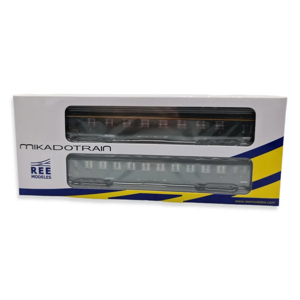 Set 2 Voitures voyageurs DEV AO REE Modèles NW272 - N 1/160 - SNCF - EP III - 4