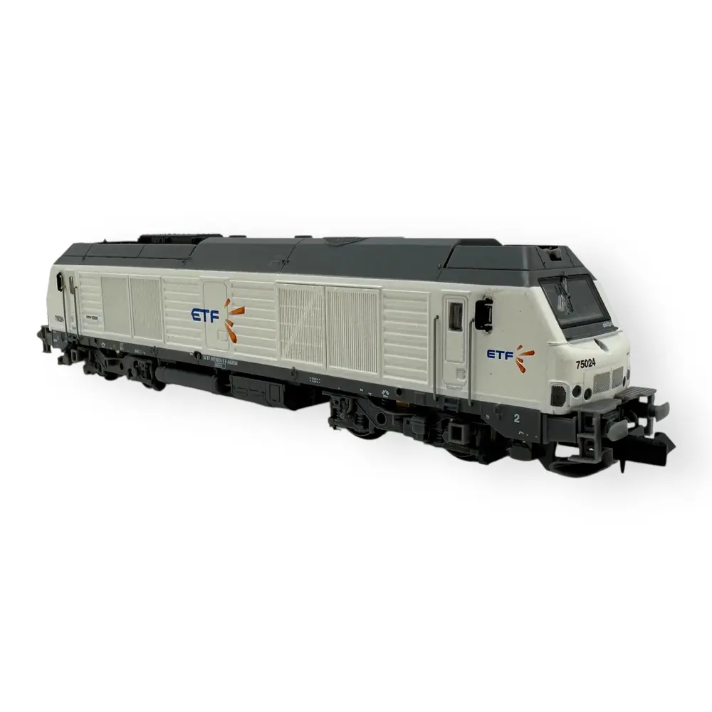 Locomotive Diesel BB 75024 - REE MODÈLES NW-295 - N 1/160 - SNCF - EP VI - Analogique - DC - 2