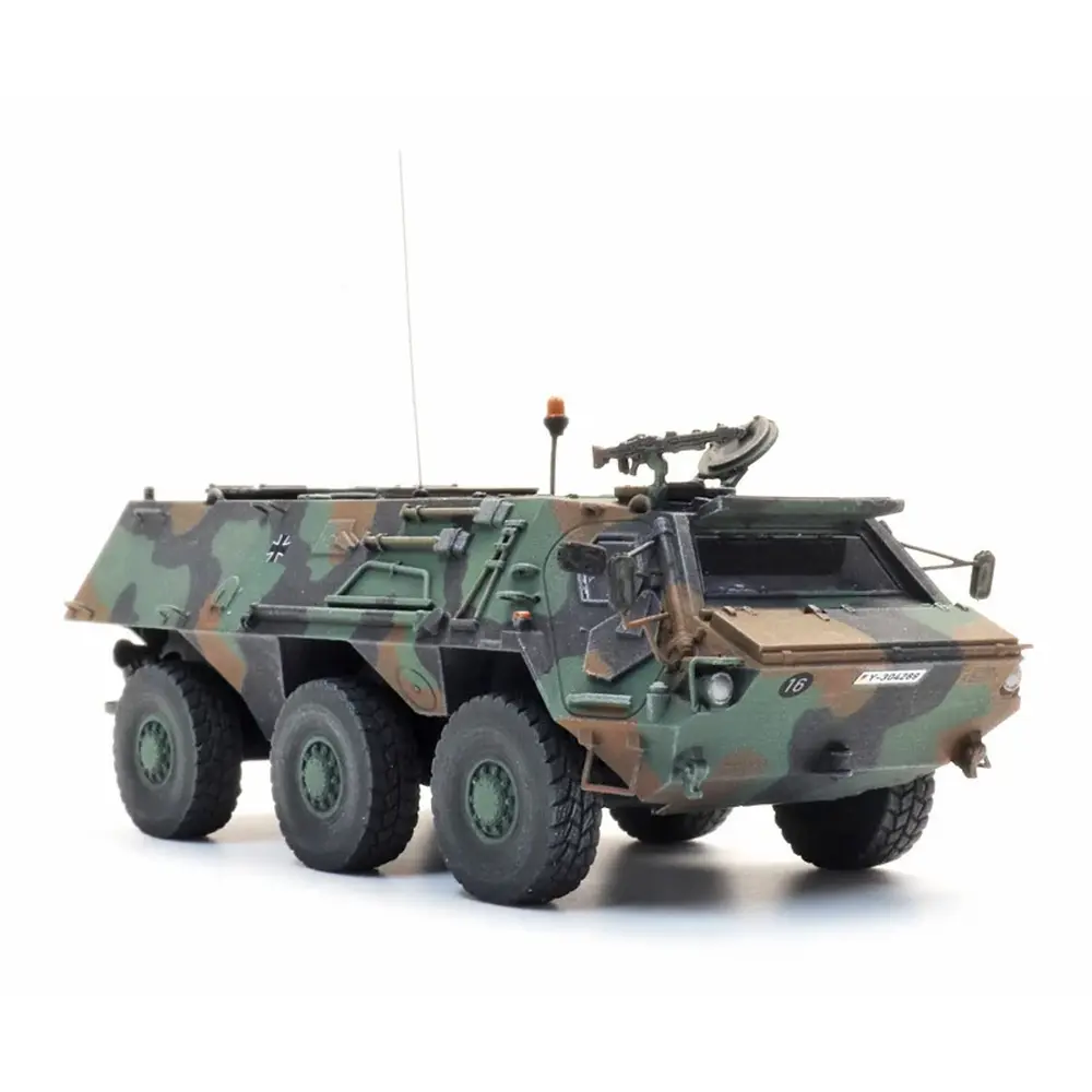 Bundeswehr TPz Fuchs Aufklärer Flecktarnung - Artitec 6870696 - HO 1/87 - 2