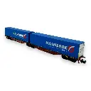 Wagon Porte-Conteneur Sggmrss90 "MALHERBE" - Ree Modèles NW-204 - N 1/160 - SNCF - EP V/VI - 2