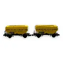 Set 2 wagons céréaliers - REE Modèles NW316 - N 1/160 - SNCF - EP III - 3