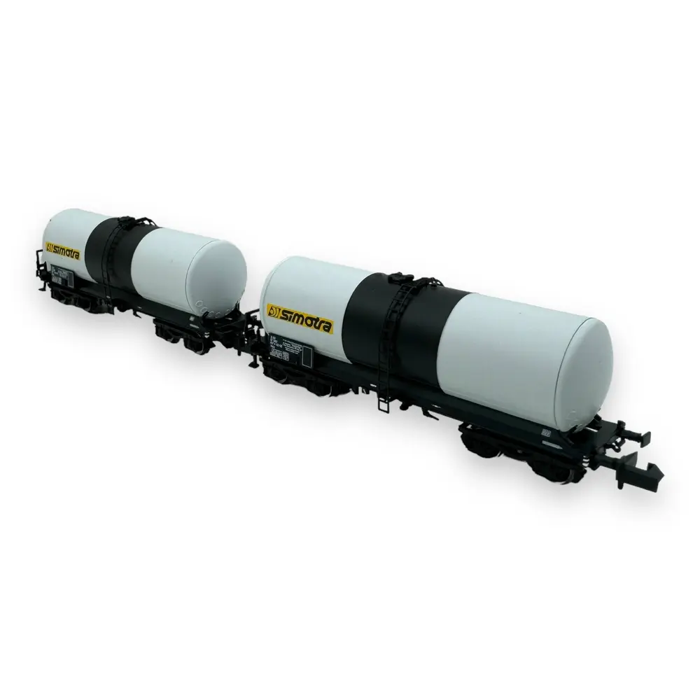 Set 2 wagons citernes ANF "Simotra" - Ree Modèles NW-228 - N 1/160 - SNCF - EP IV - 5