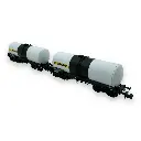 Set 2 wagons citernes ANF "Simotra" - Ree Modèles NW-228 - N 1/160 - SNCF - EP IV - 5