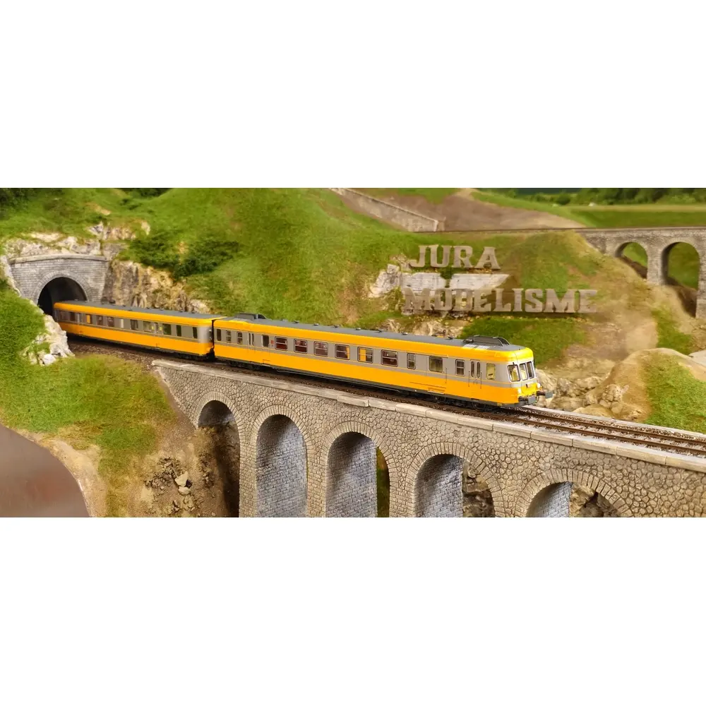 Autorail RGP 2 X-2702 Bordeaux - Analogique - REE MODELES MB174 SNCF - HO - EP IV - 7