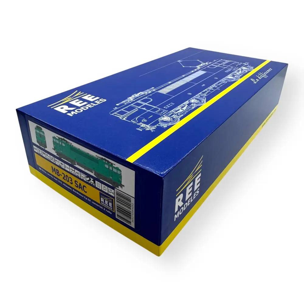 Locomotive électrique BB 9218 - ACC SON - REE Modèles MB203SAC - HO - SNCF - EP IV - 4