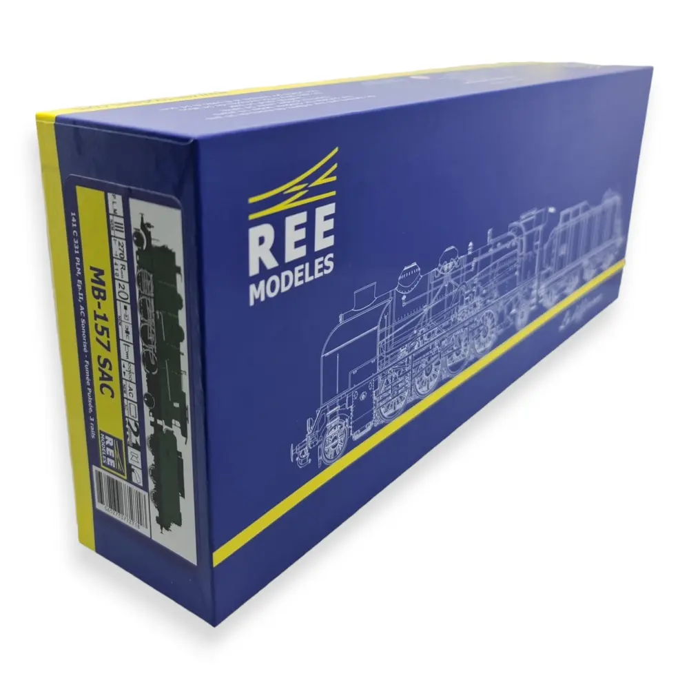 Locomotive à vapeur 141 C 331 - REE MODELES MB157SAC - SNCF - HO 1/87 - 4