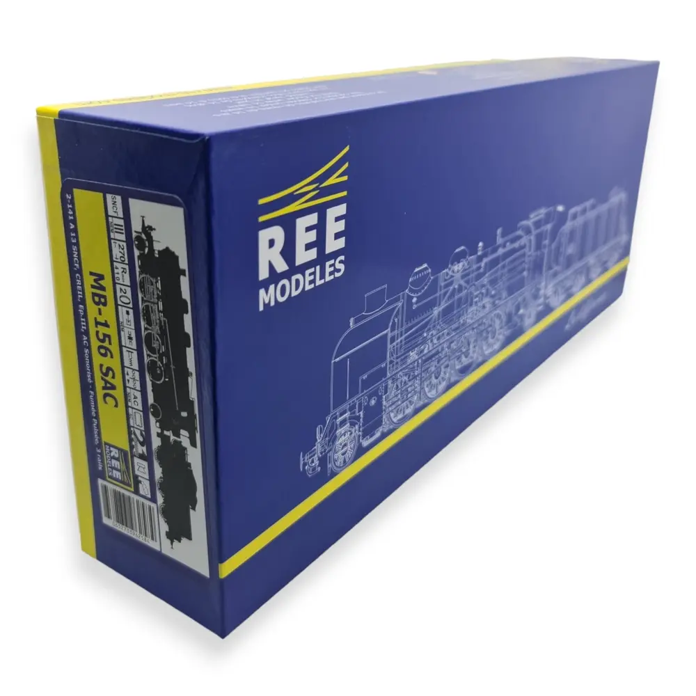 Locomotive à vapeur 2-141 A - REE MODELES MB156SAC - SNCF - HO 1/87 - 4