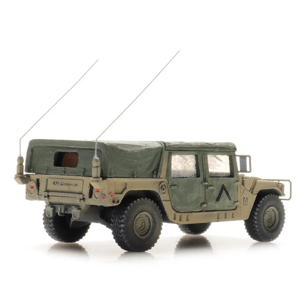 Jeep Humvee du désert des États-Unis - Artitec 6870540 - HO 1/87 - 6