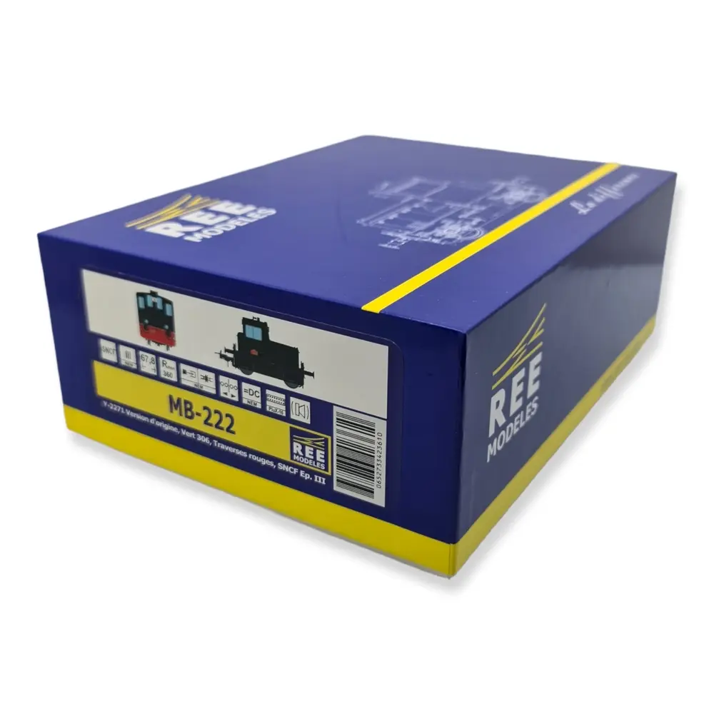 Locotracteur Y-2271 Analogique, version d'origine - REE MODELES MB222 - HO - SNCF - Ep III - 4