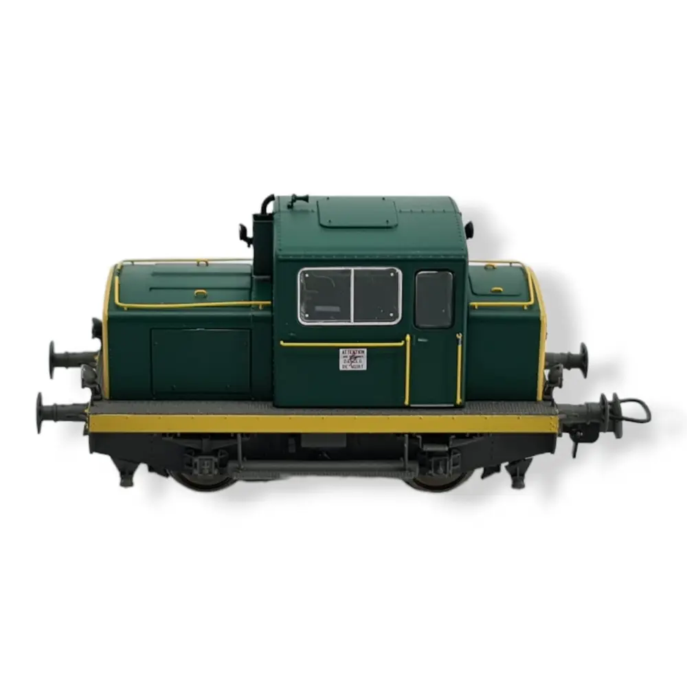 Locotracteur MOYSE 32 TDE - Vert Bande jaune -analogique- REE MODELES MB219 - SNCF - 3