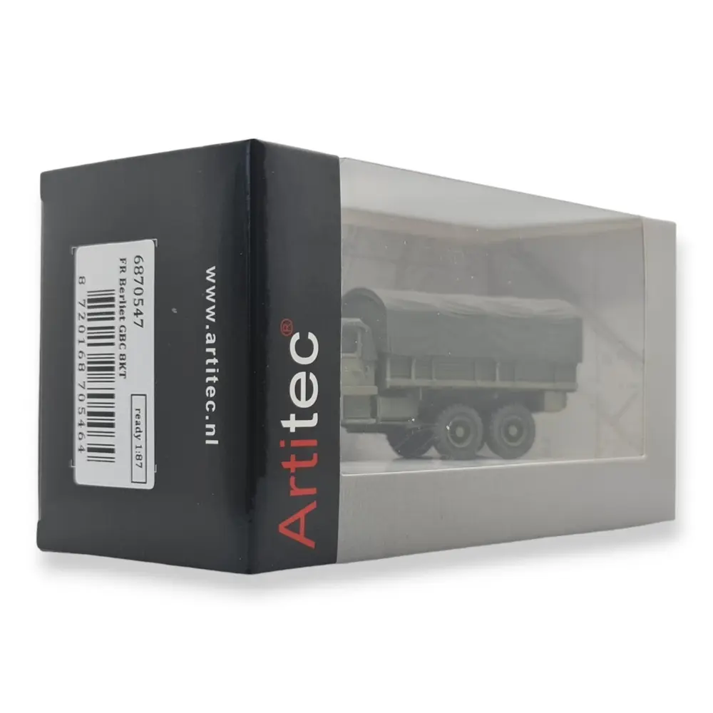 Véhicule français - Berliet GBC 8KT - ARTITEC 6870547 - Vert - HO : 1/87   - 4