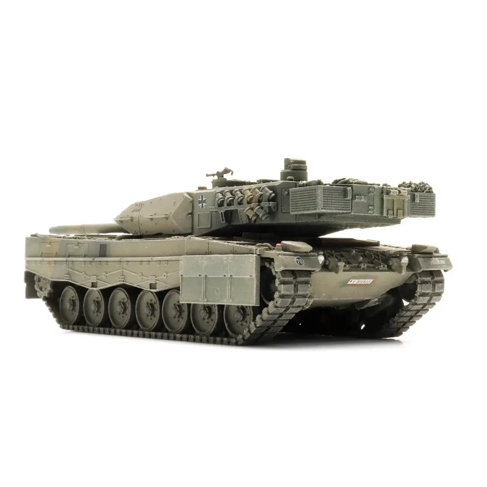 Leopard 2A6 Eisenbahntransport - ARTITEC 6870676 - HO 1/87 - 2
