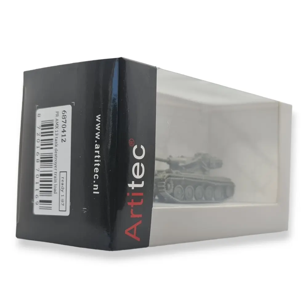 Chasseur de chars AMX 13 - ARTITEC 6870412 - Vert - HO : 1/87  - 6